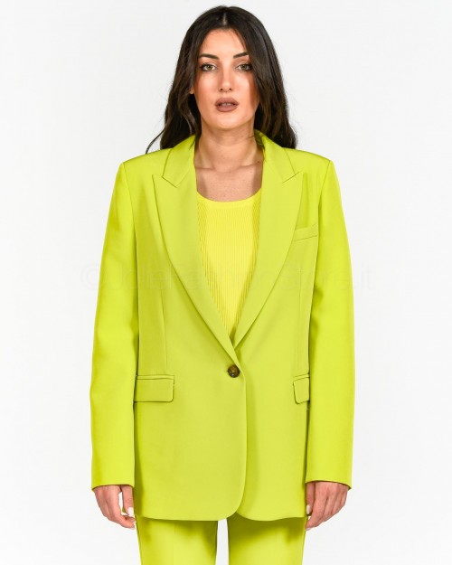 Solo Tre Giacca 1 Bottone Lime  M1E0122 EU 20S