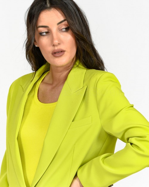 Solo Tre Giacca 1 Bottone Lime  M1E0122 EU 20S
