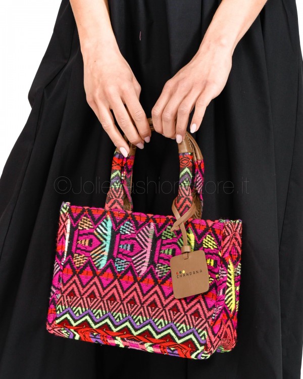 Chandana Borsa Mini Fantasia Rosa  SMALL SAN ANDRES