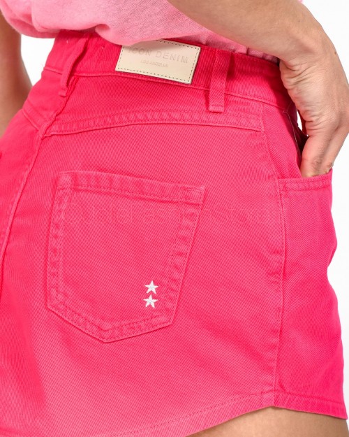 Icon Denim Gonna in Jeans Mod Karla Pink  KARLA ID740 - PINK
