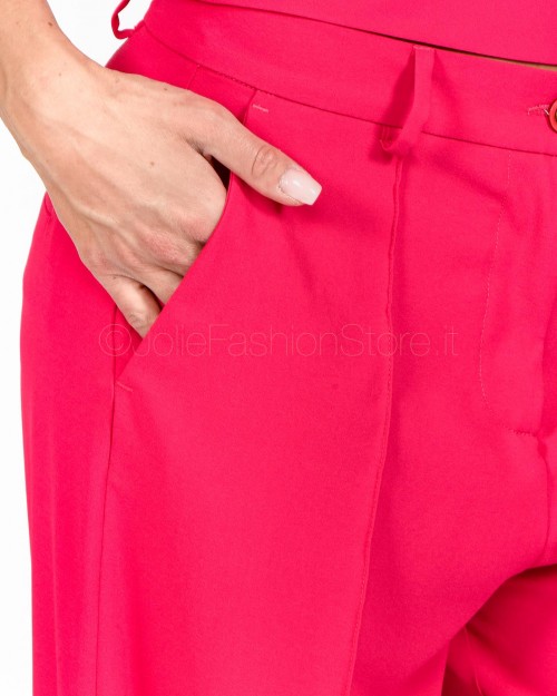 Pinko Pantalone in Crepe Fluido Fucsia  100897 A0MP P87