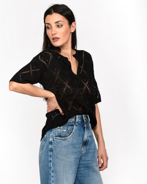 Not Shy Maglia in Pizzo Ebene  4209603 EBENE