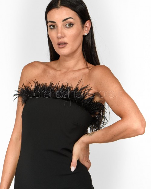 Patrizia Pepe Abito a Tubino Nero  8A1227 A6F5 K103