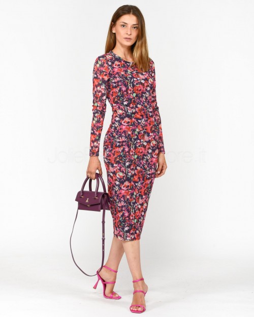 Patrizia Pepe Abito Midi in Tulle MartianRedFlower
