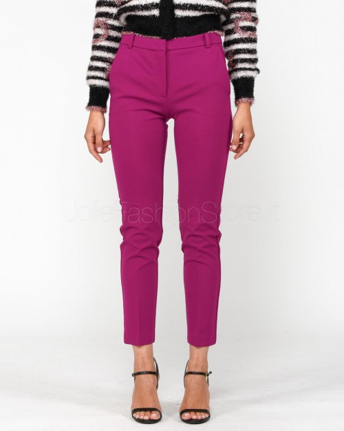 Pinko Pantalone Mod Bello Viola Buganville  100155 A15M VIB
