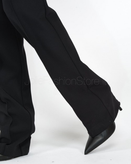 Elisabetta Franchi Pantalone con Cintura Nero  PA01736E2 110