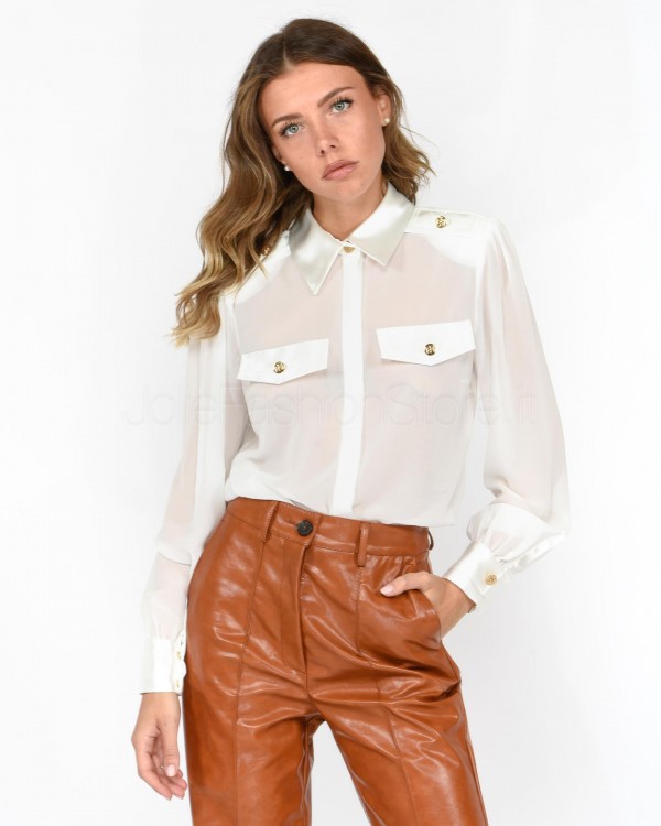 Elisabetta Franchi Camicia Avorio  CA00836E2 193