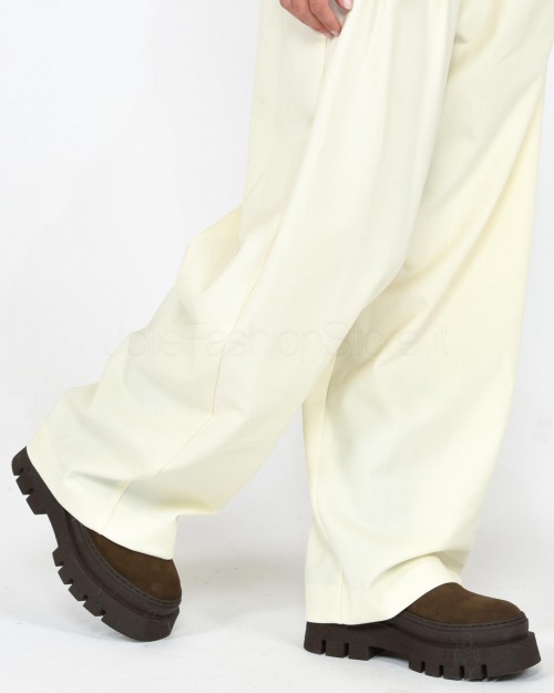 Solo Tre Pantalone con Cintura Panna  M1R0077 RU 02S