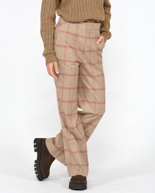 Solo Tre Caramel Prince of Wales Trumpet Trousers
