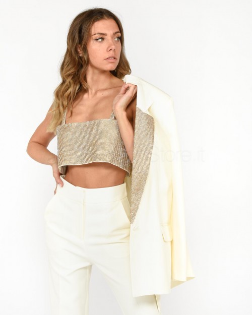 Actualee Top in Strass Oro