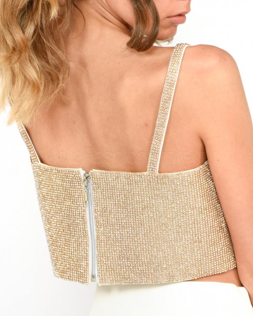 Actualee Top in Strass Oro  11188