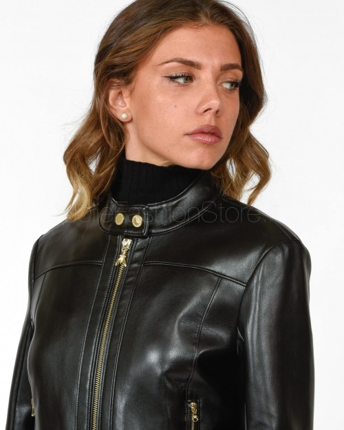 Patrizia Pepe Giubbotto Ecopelle Nero  8O0076 E005 K103