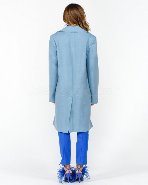 Front Street 8 Cappotto Basic in Panno Azzurro  30026 920