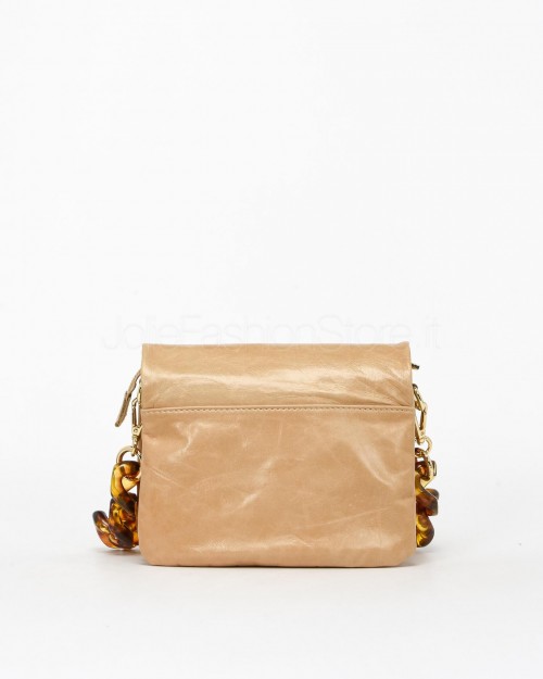 My Best Bag Borsa con Catena in Pelle Vintage Torrone Mini  JASMINE 5010 TORRONE
