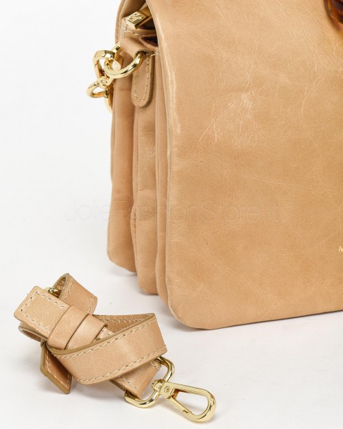 My Best Bag Borsa con Catena in Pelle Vintage Torrone Mini  JASMINE 5010 TORRONE