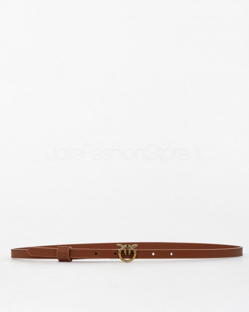 Pinko Belt Love Berry H1 Leather Antique Gold