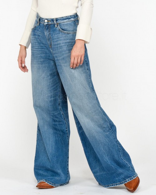Icon Denim Jeans Mod Kendall Lavaggio Blu