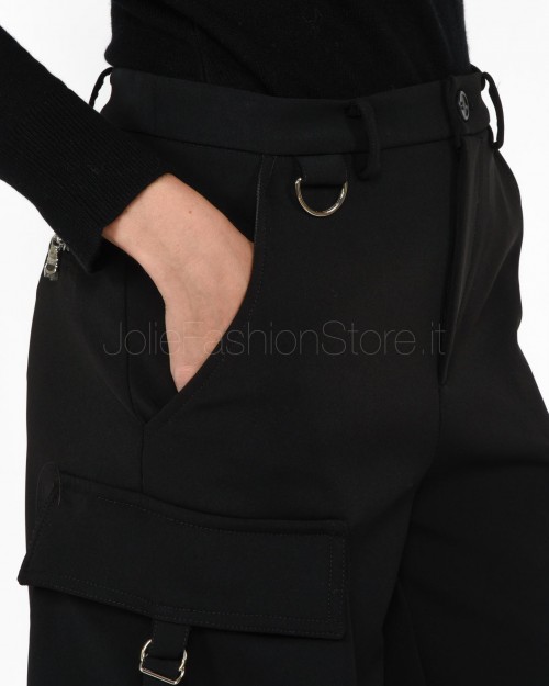 Patrizia Pepe Pantaloni Cargo Nero  8P0544 A6F5 K103