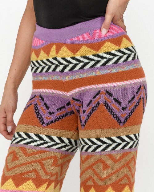 Akep Pantalone Fantasia Jacquard Multicolor  PTKD03059 V1