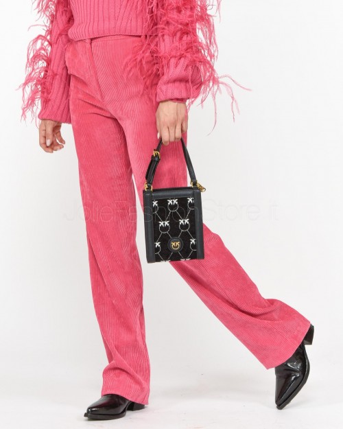 Patrizia Pepe Pantalone in Velluto Dynamic Fuxia  2P1542 A184 M471