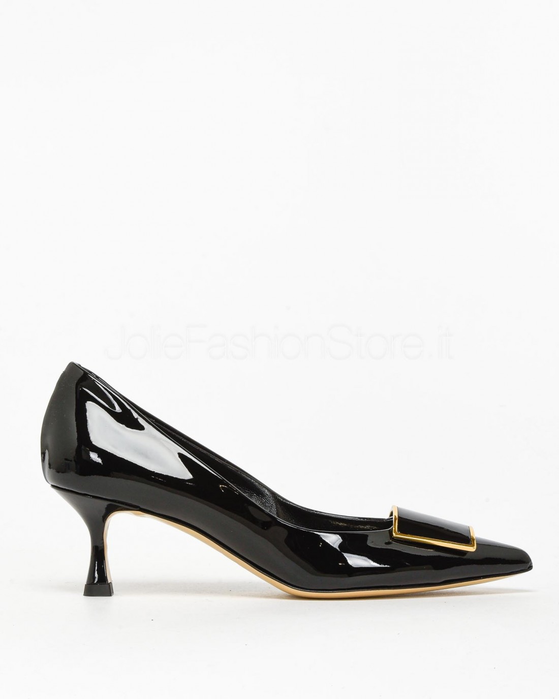 Ninalilou Black Pumps in Black Patent Leather  332515 MYA  50 NERO