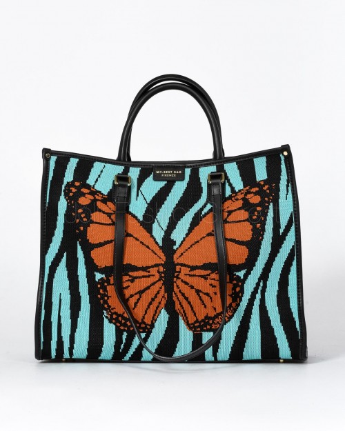 My Best Bag Atena Safari Moth Shopping Bag