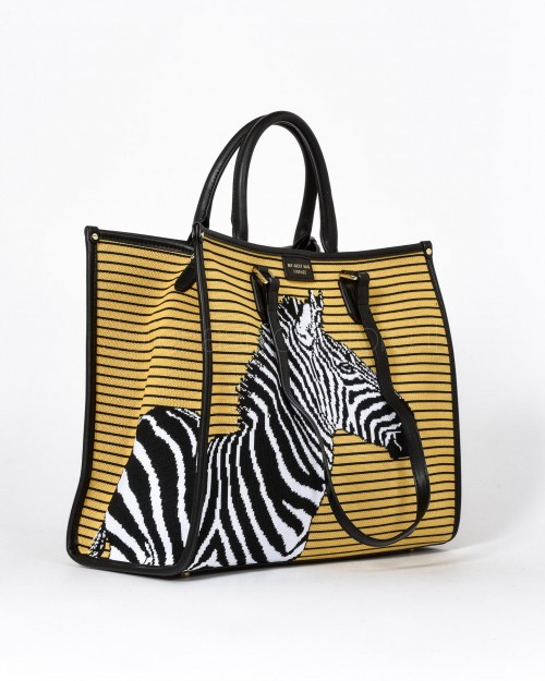 My Best Bag Borsa Shopping Atena Safari Zebra  MYB 6106 ZEBRA
