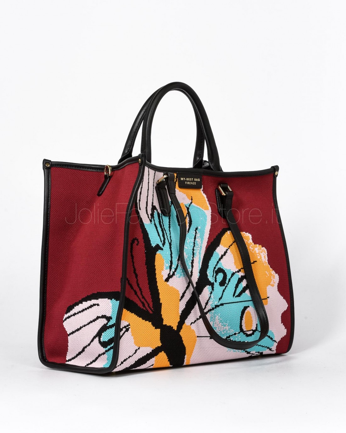 My Best Bag Borsa Shopping Atena Safari Butterfly  MYB 6106 BUTTERFLY