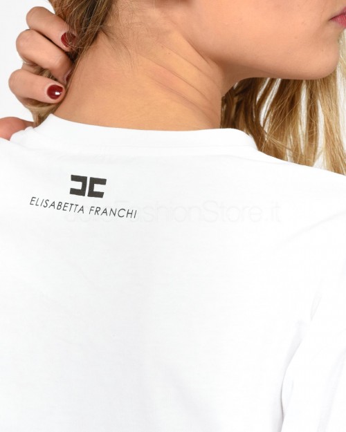 Elisabetta Franchi T-Shirt Over Gesso  MA02941E2 270