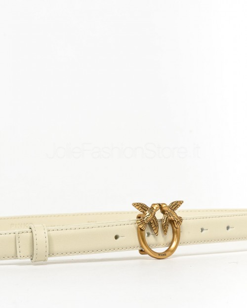 Pinko Cintura Love Berry Simply H2 Bianco Antique Gold  100143 A0F1 Z14Q