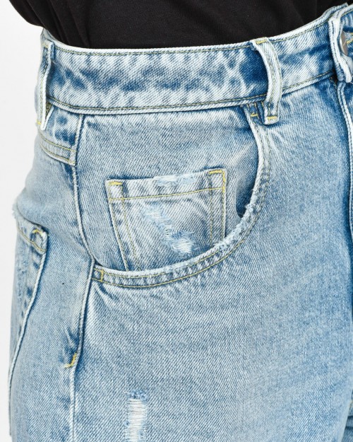 Icon Denim Jeans Mod Poppy Senza Strappi  POPPY ID894