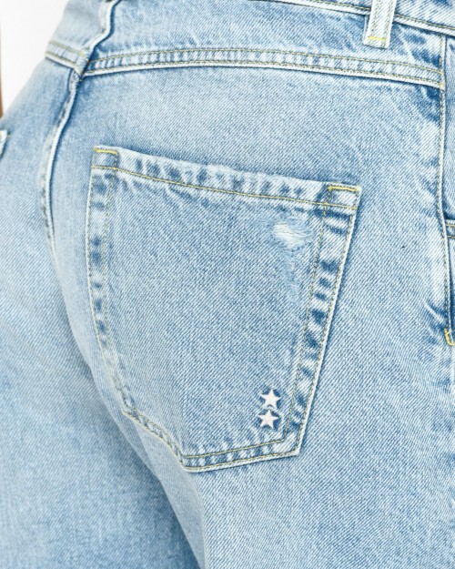 Icon Denim Jeans Mod Poppy Senza Strappi  POPPY ID894