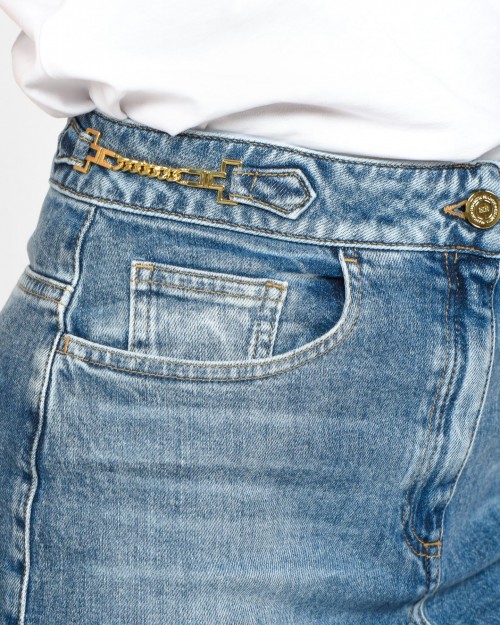 Gonna jeans deals elisabetta franchi