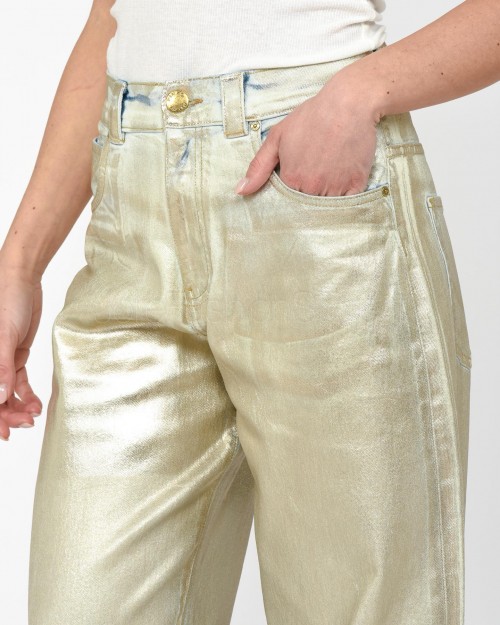 Pinko Jeans Egg Fit Oro Metallico  103180 A1LS H78