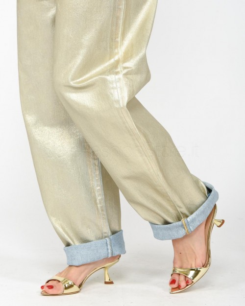Pinko Jeans Egg Fit Oro Metallico  103180 A1LS H78