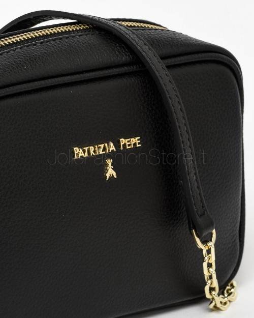 Patrizia Pepe Shoulder Bag Small Camera Case Black  CB0071 L001 K103