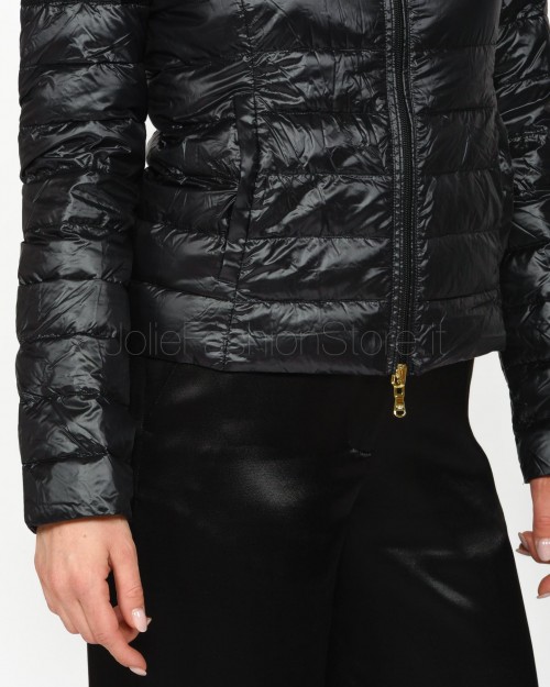 Patrizia Pepe Ultra Light Black Down Jacket  CO0178 A503 K103