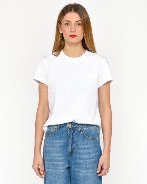 Patrizia Pepe T-Shirt Basic Bianco  2M4373 J111 W103