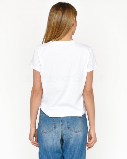 Patrizia Pepe T-Shirt Basic Bianco  2M4373 J111 W103