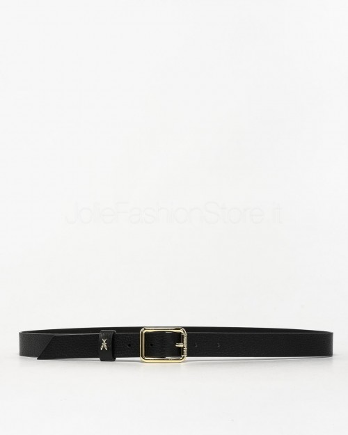 Patrizia Pepe Low Waist Gürtel Schwarz/Hellgold