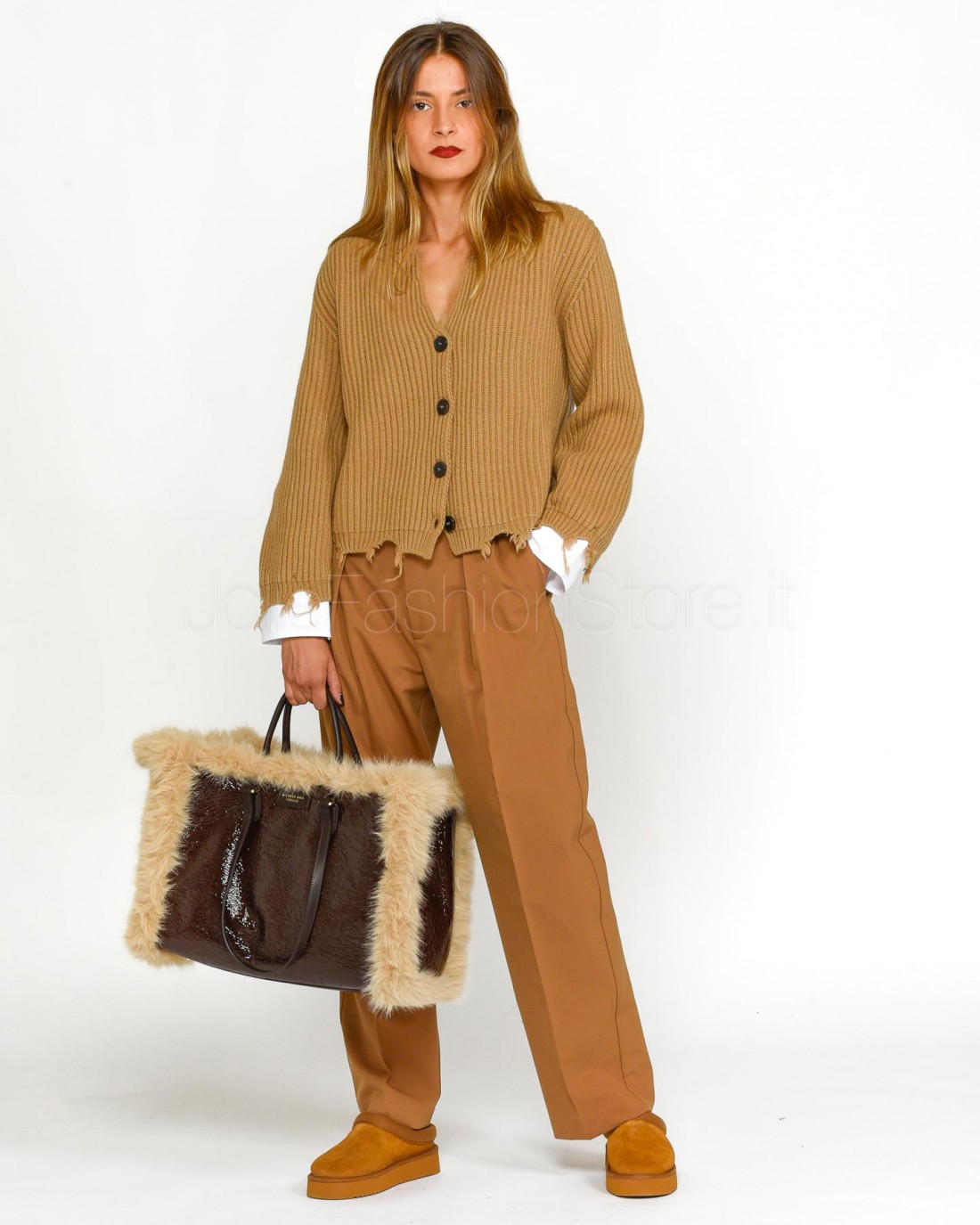 Solo Tre Camel Pants  M1S0019 SU 62S