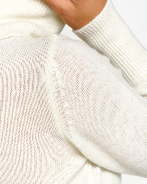 Solo Tre Cream Knit Long Dress  M3S0126 SU 02S