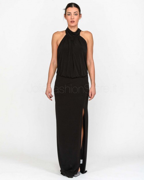 Swanne ABITO LUNGO TOP AMERICANA NERO  AMI-M066 001