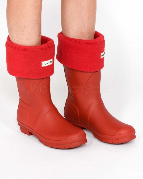 Hunter Low Rubber Boot Red  WFS1000RMA MLR