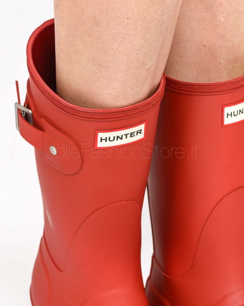 Hunter Low Rubber Boot Red  WFS1000RMA MLR
