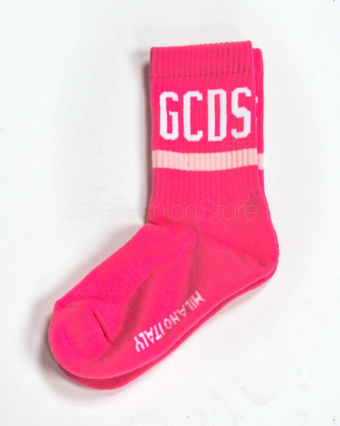 GCDS Logo Socks Rosa Home