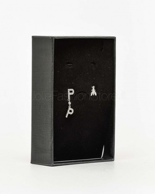 Patrizia Pepe ORECCHINI/EARRINGS Silver/crystal  8J1058 M009 J3AG