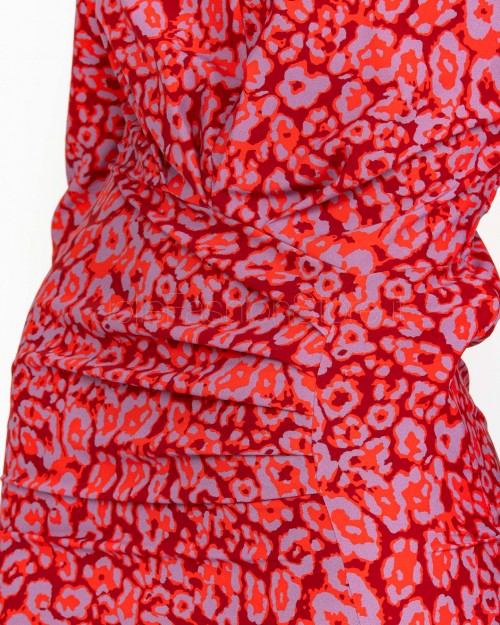 Patrizia Pepe Abito Red & Animalier  8A1476 A033 FF40