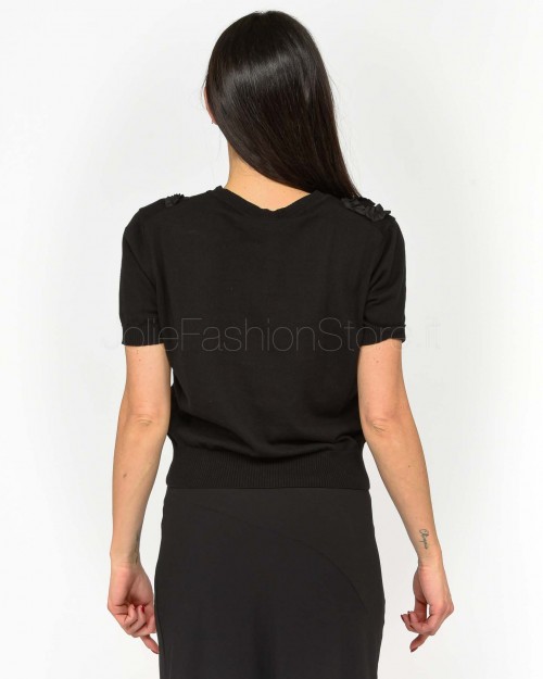 Meimeij MAGLIA NERO  M5PZ44 100