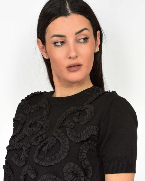 Meimeij MAGLIA NERO  M5PZ44 100